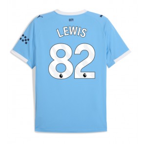 Manchester City Rico Lewis #82 Replika Hemmatröja 2025-26 Kortärmad